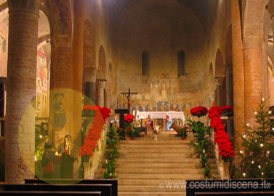 Crib in St. Gregorio Basilica - Spoleto