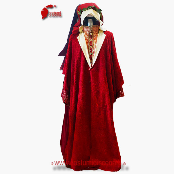 Abito di  Dante Alighieri - © Costumi di Scena®