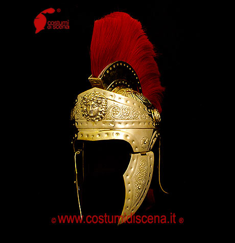 Roman helmets brass - © Costumi di Scena®