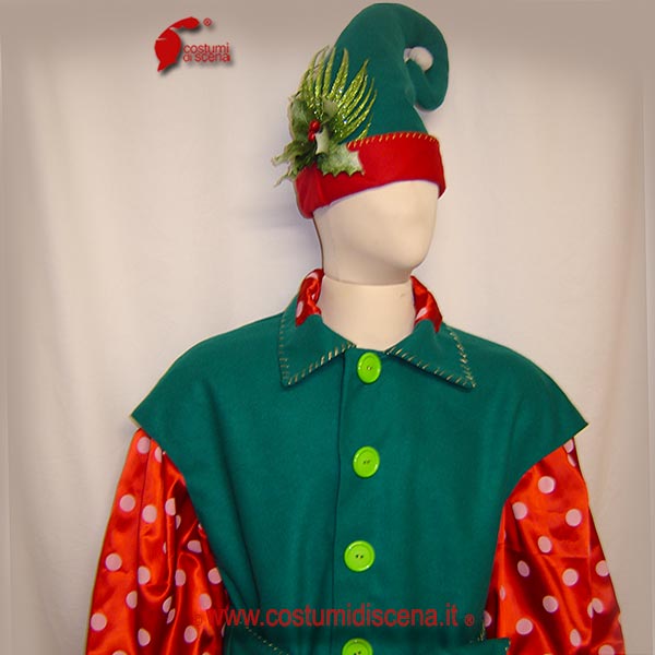 Costume da Elfo di Babbo Natale - © Costumi di Scena®